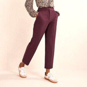 Boden Women's Petite Crop Chino Pants Mauve Size 2P
